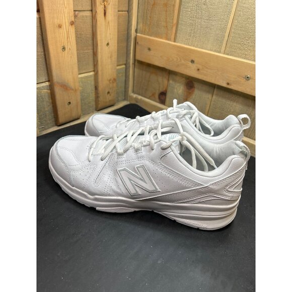 New Balance 608 Unisex Training Shoes White Leather M11.5 W13 main image 5